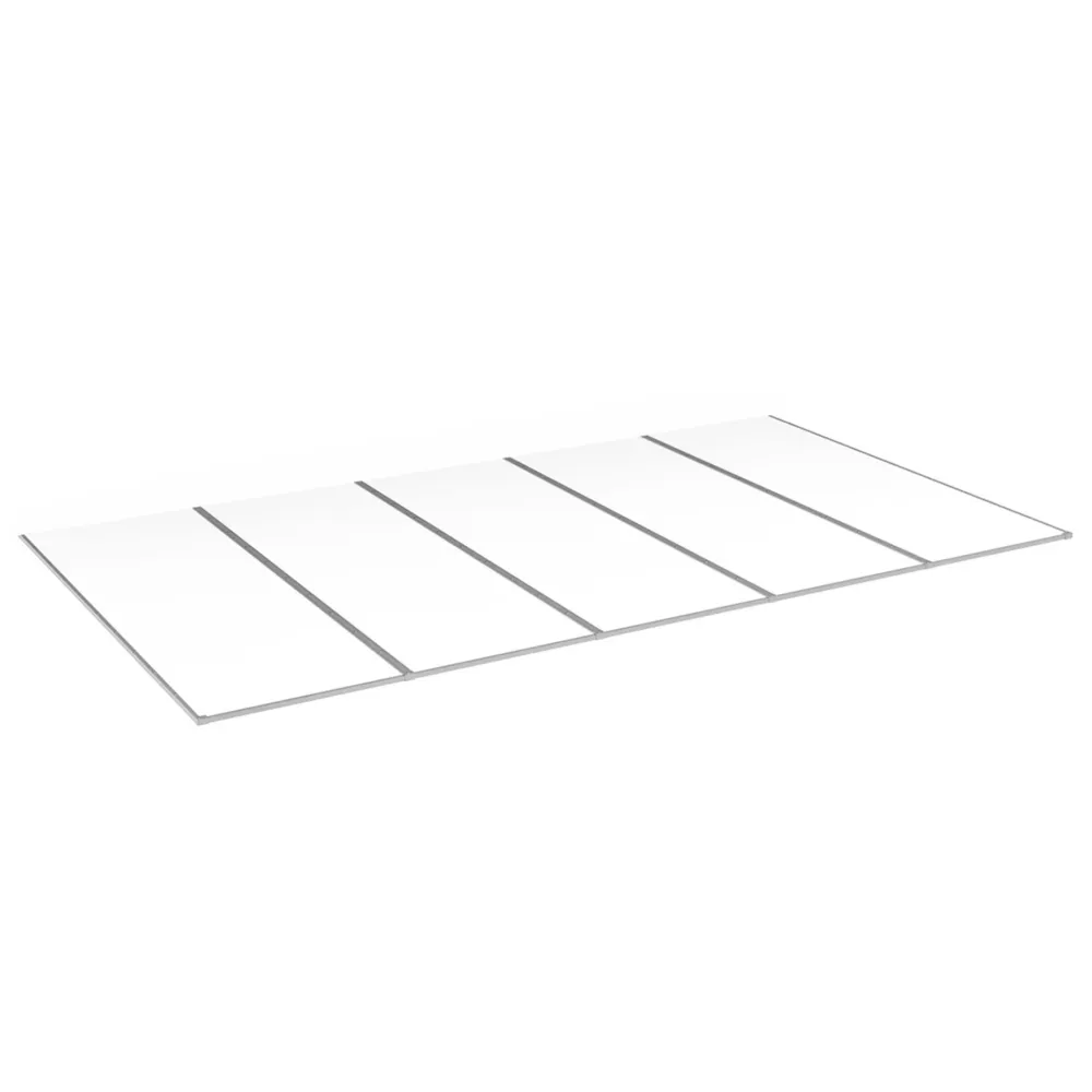 Regelletare Kanalplasttak Aluwhite Taksats 10 mm