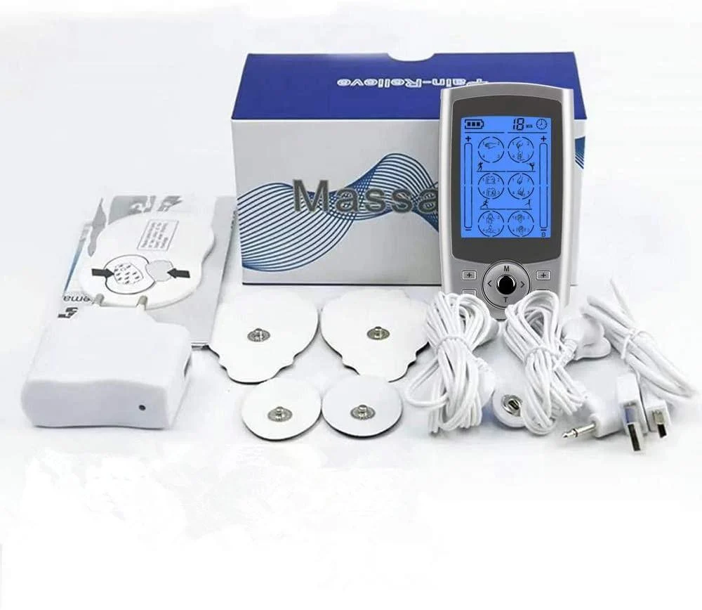 Regelletare TENS massageapparat Black