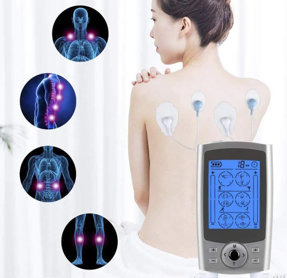 Regelletare TENS massageapparat Black