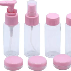 Reseflaskset med long-lasting use blixtlåsväska