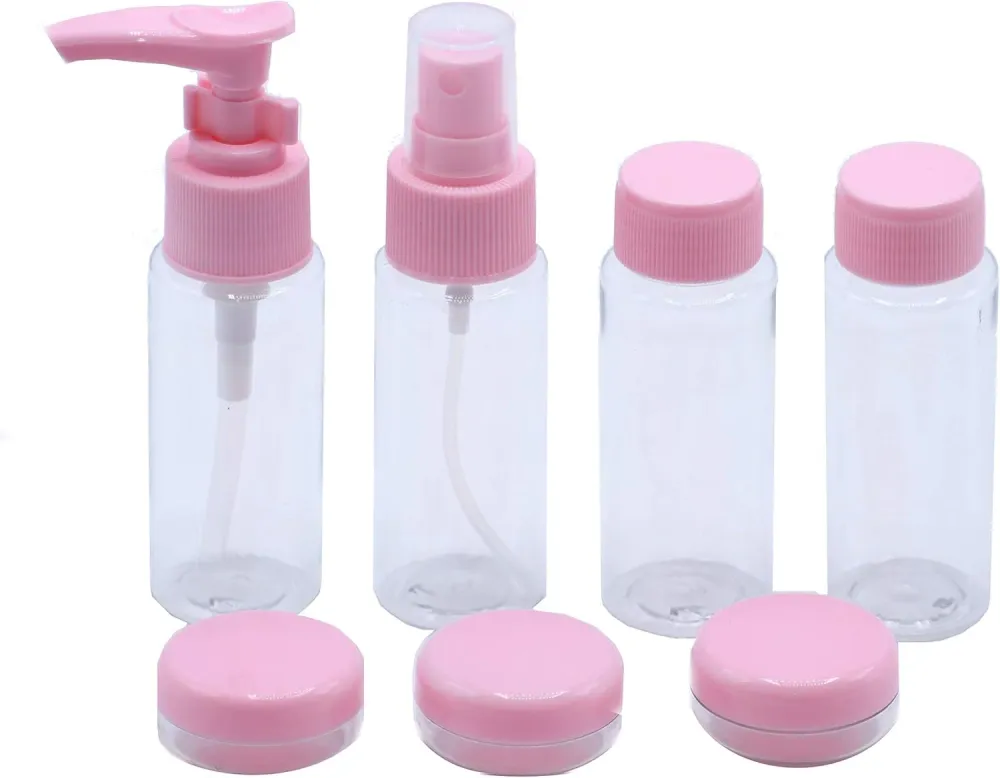 Reseflaskset med long-lasting use blixtlåsväska