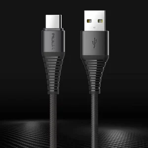 ROCK Hi-Tensile USB TYPE-C kabel 1m Black