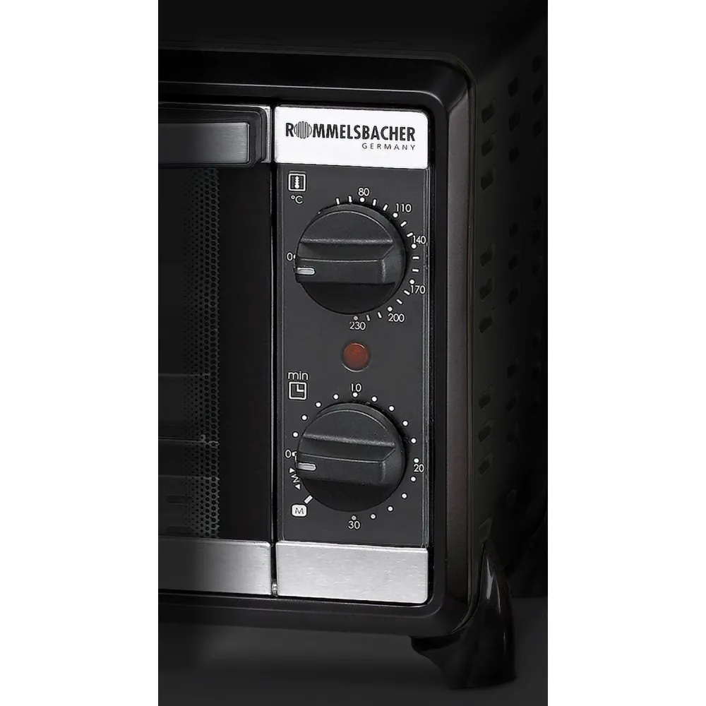 Rommelsbacher Miniugn 10l BG 950 Speedy timer funk. Energi sparande