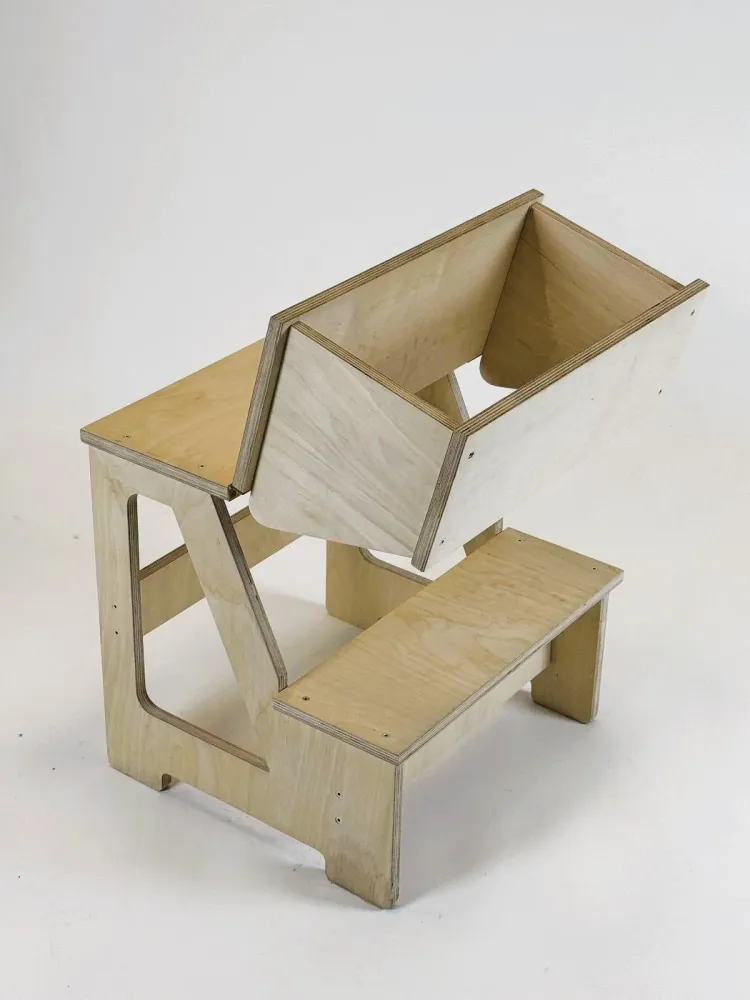 Safety Rated Folding Seat And Climbing Helper