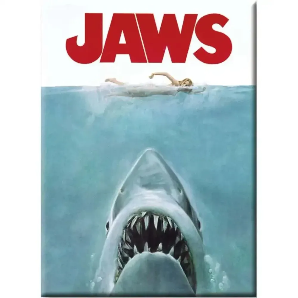 Safety Rated Jaws Poster Flat Magnet