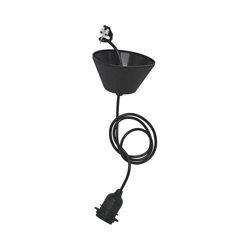 Saigon Taklampa Träkol 18cm