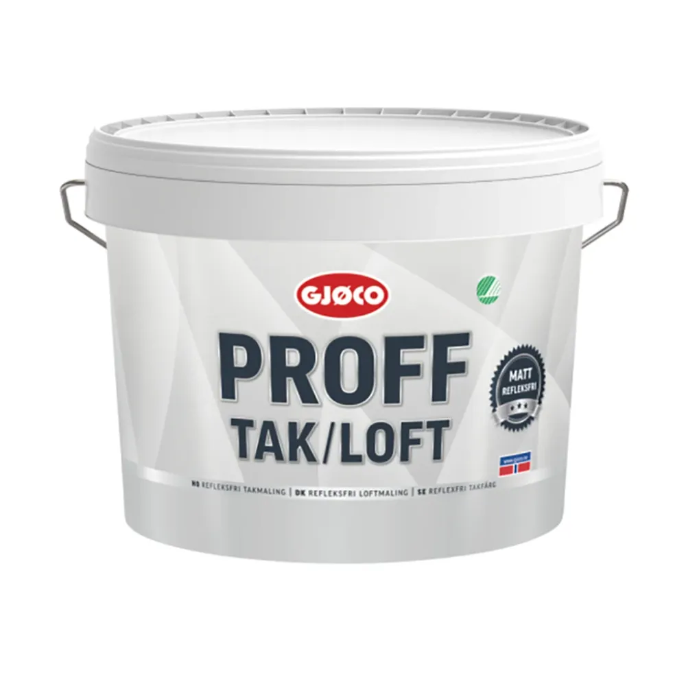 Säkerhetsgodkänd Gjøco Proff TAK/LOFT Hvit 2