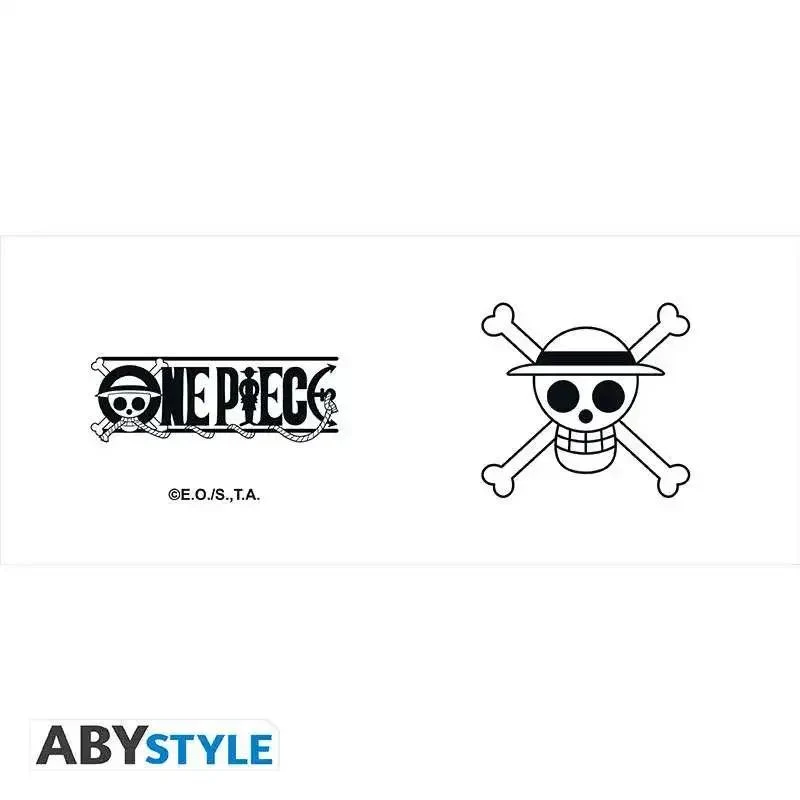 Säkerhetsgodkänd One Piece Luffy & Skull Mug Carabiner