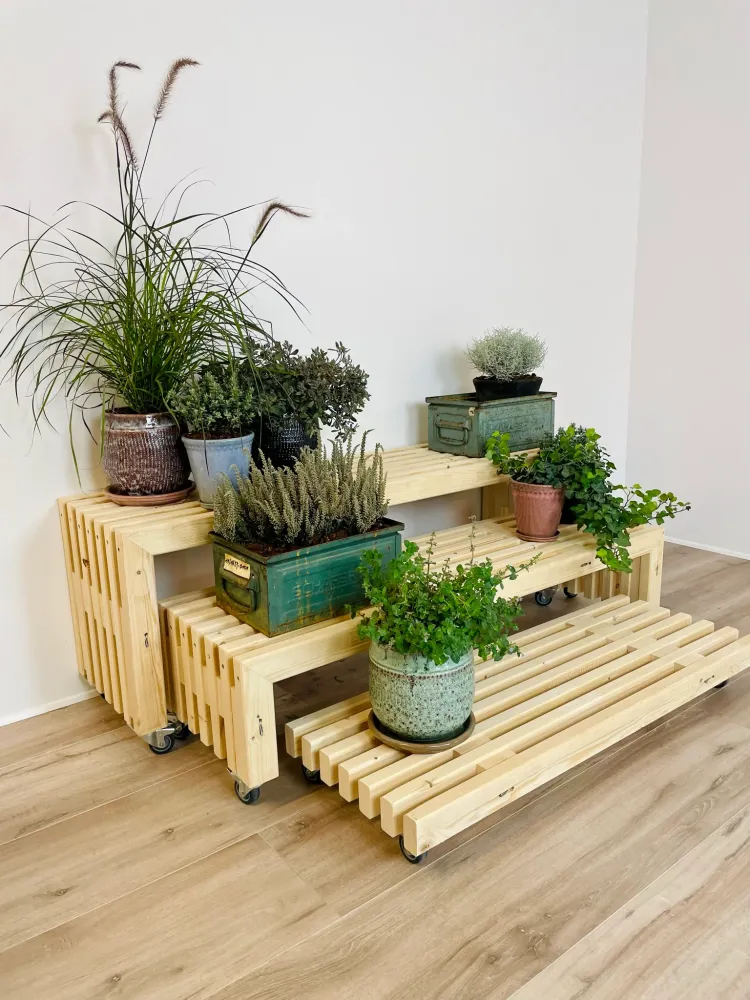 Säkerhetsgodkänd Plantetrappe af Nye Traller