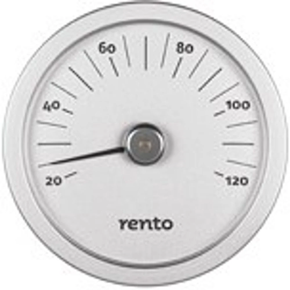 Säkerhetsgodkänd RENTO Bastutermometer Aluminium Chrome