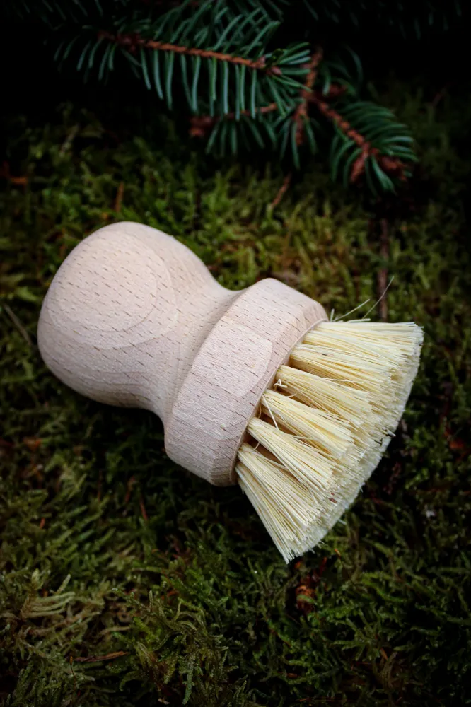 Skålborste i trä med fiberborst Storage Case