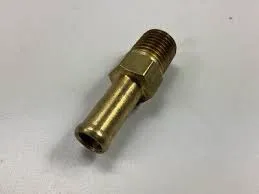 Slangnippel 1/4" NPT gänga 3/8" slang