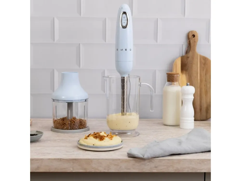 Smeg Handblandare HBF03 700W, med tillbehör, pastell kobolt