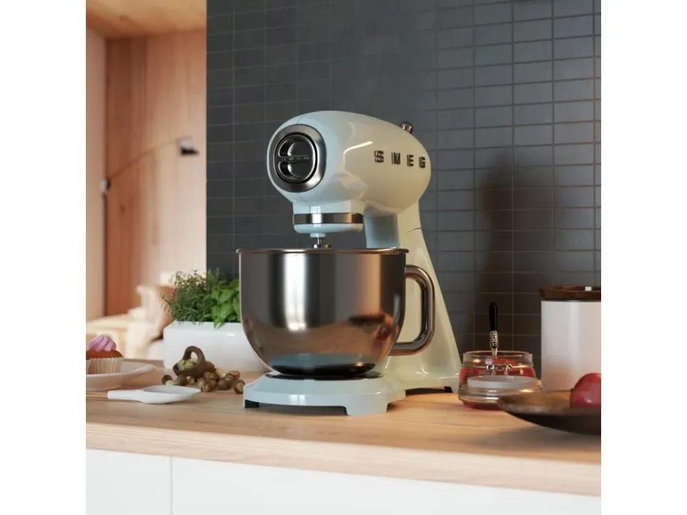 Smeg Hushållsassistent SMF03PBEU, pastellblå