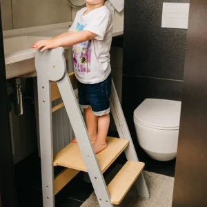 Space Saving Kitchen Step Stool | Lifetime Warranty Blue
