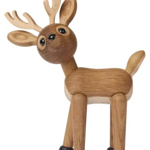 Star Rådjur Trädekoration 26 cm Ek