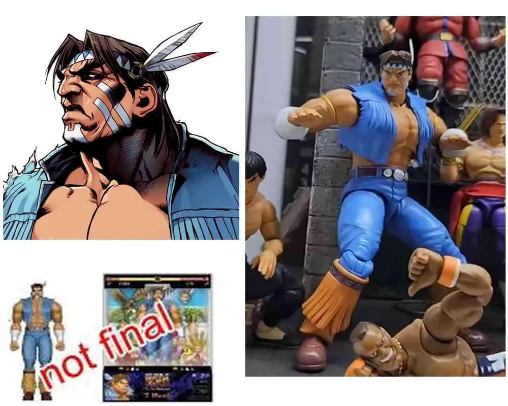 Street Fighter 2: Hawk - De Luxe Action Figur Skala 1:12