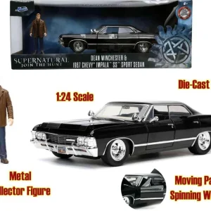 Supernatural - 1967 Chevrolet Impala med Dean Winchester - 1:24 Die-Cast Modell