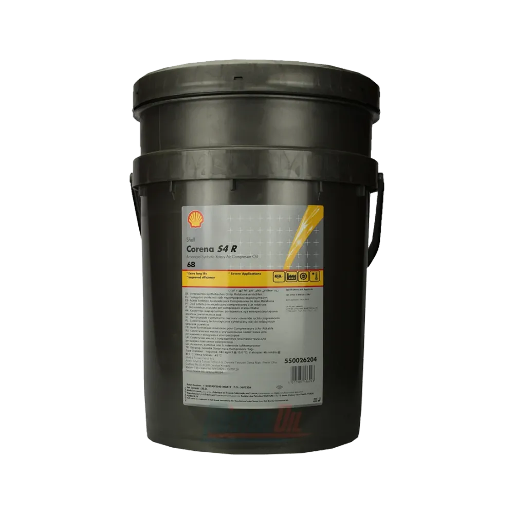 Syntetisk Luftkompressorolja Shell Corena S4 R 68, 20L