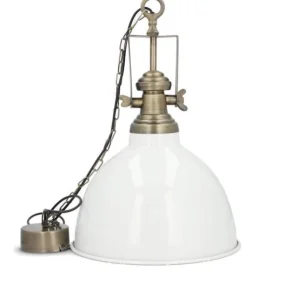 Taklampa Baron Shell warm alloy 40x61 cm