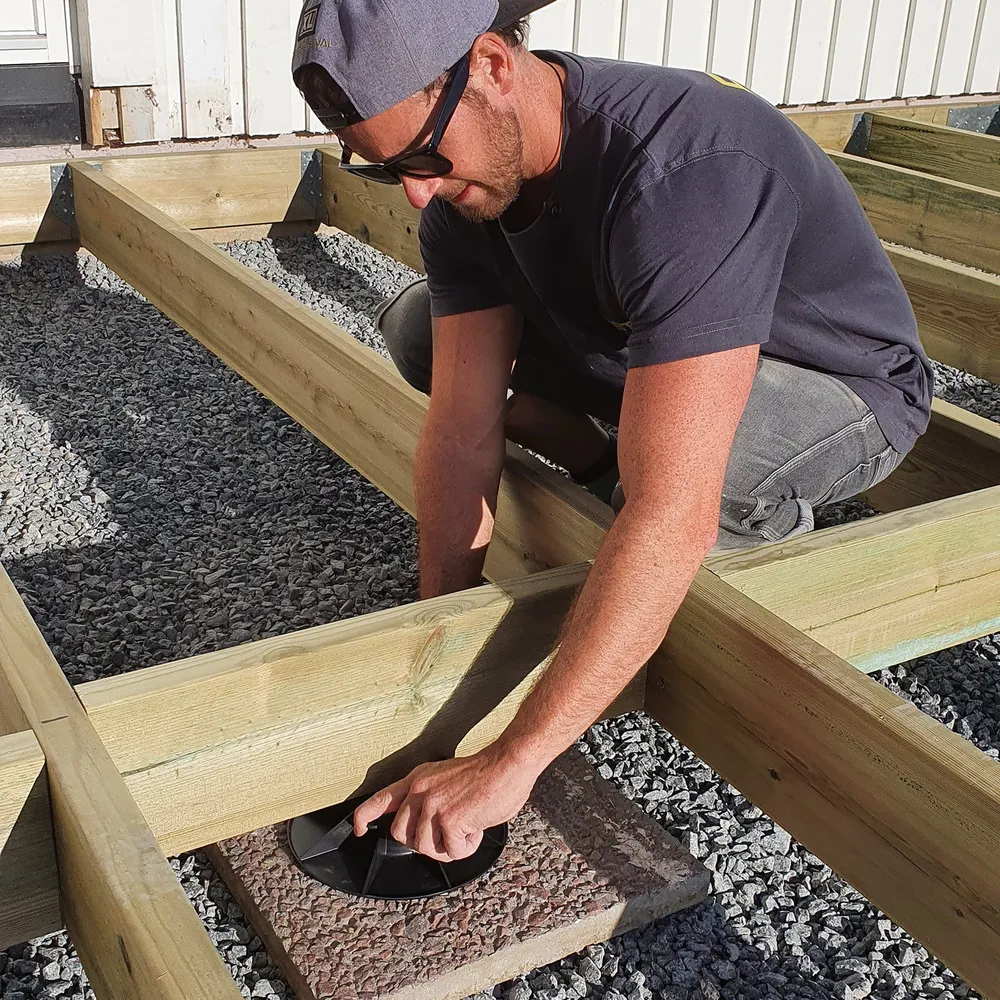 Terrassfot justerbar Deck Support SWIFT | Variable Speed | Overload Protection