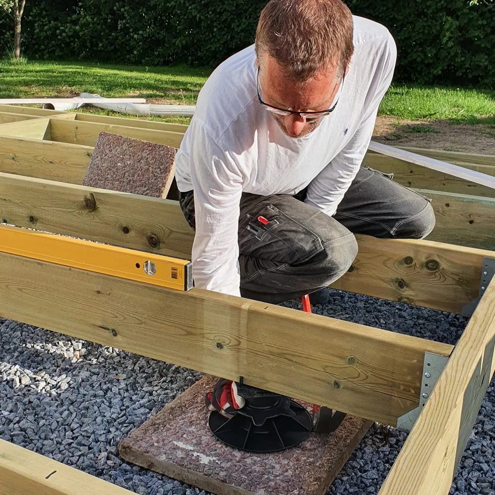 Terrassfot justerbar Deck Support SWIFT | Variable Speed | Overload Protection