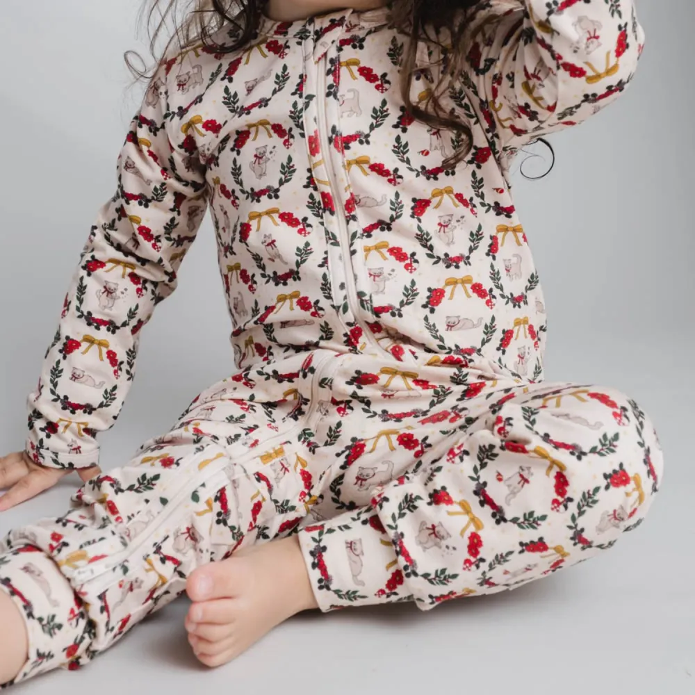 That's Mine Christmas Wreath Elliotte Onesie