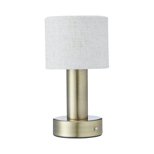 Tiara bordslampa Laddbar antikmässing