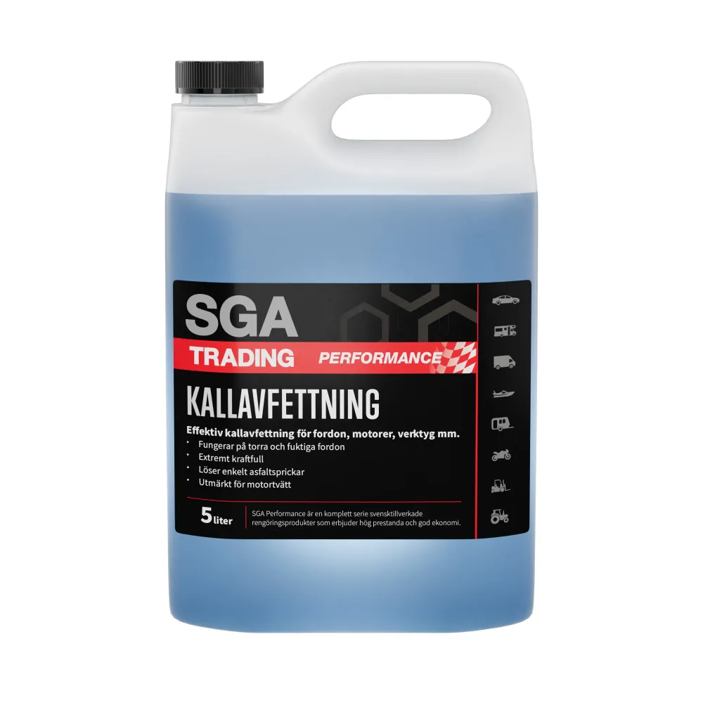 Tjärlösare SGA PERFORMANCE Kallavfettning, 5 liter
