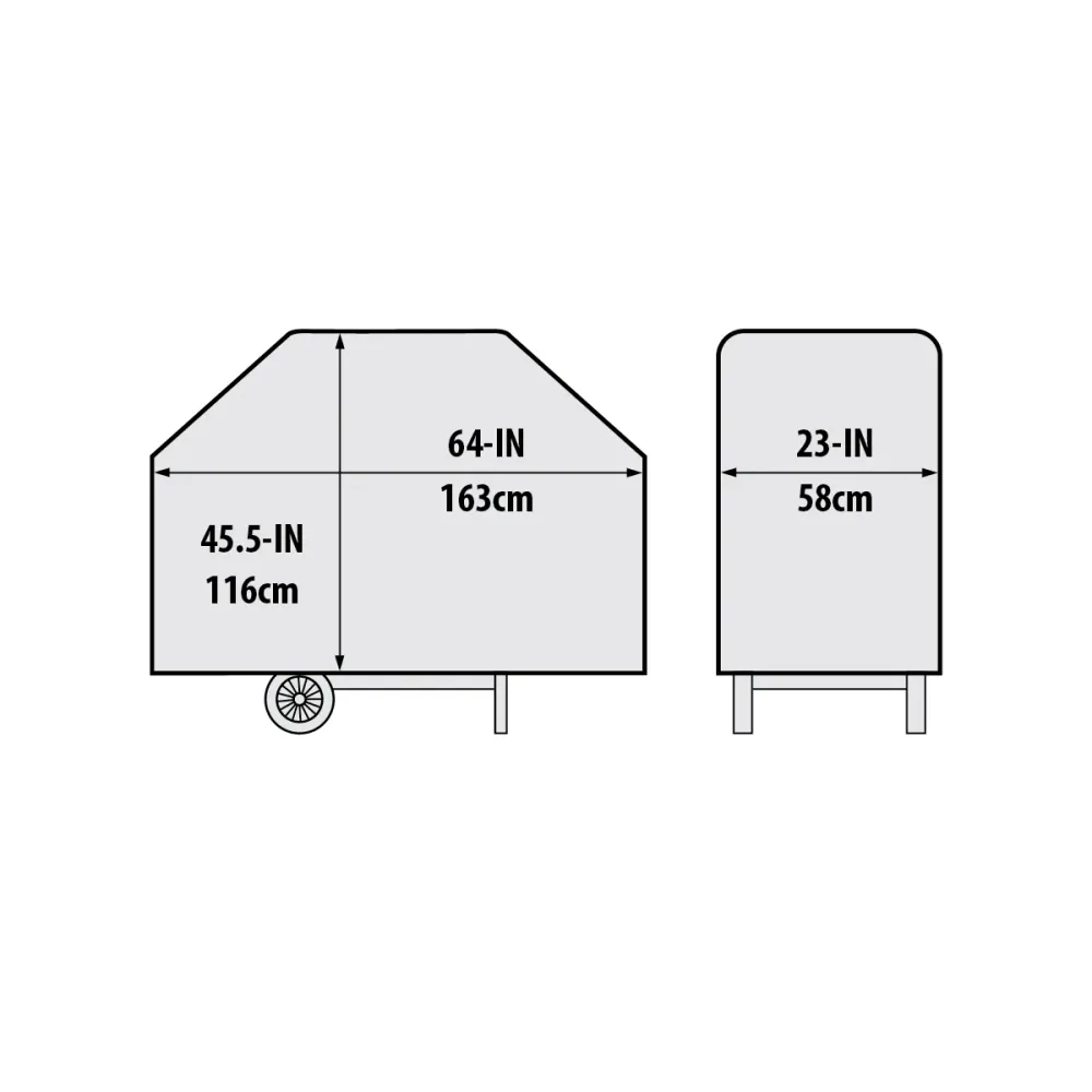 Toppklass överdrag Baron™ & Crown™ 5 brännare