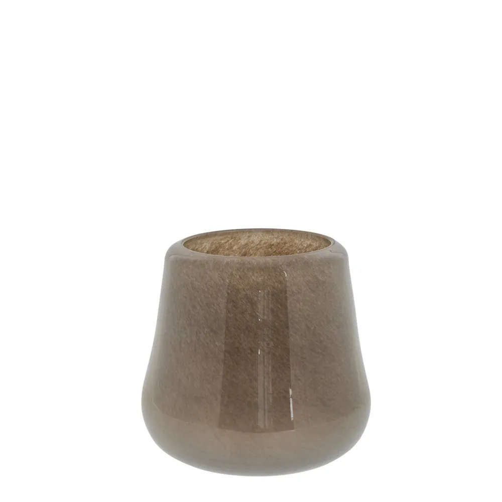 Trådlös Josefine vas H20,5 cm. taupe