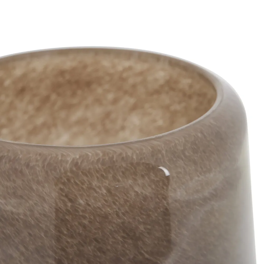 Trådlös Josefine vas H20,5 cm. taupe