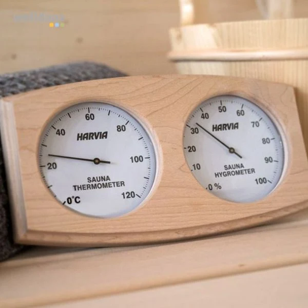 Trådlös Termo/hygrometer träram