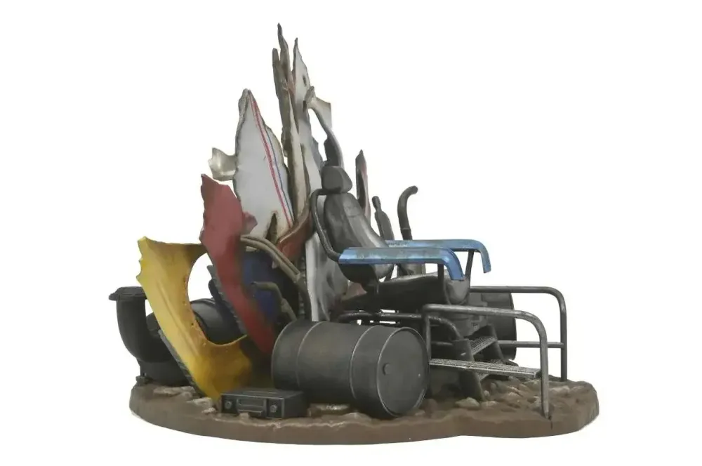 Trådlös TMNT 2 Secret Ooze Shredder Throne Diorama