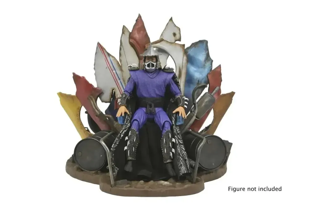 Trådlös TMNT 2 Secret Ooze Shredder Throne Diorama