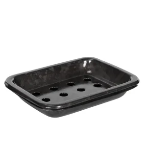 Tvålkopp GREY ONYX all-metal