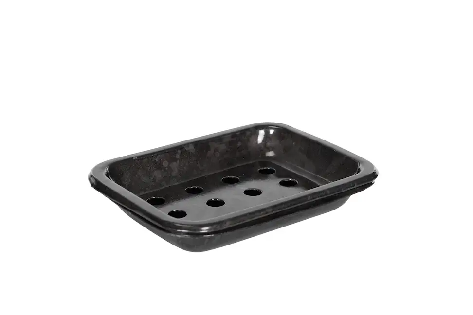 Tvålkopp GREY ONYX all-metal