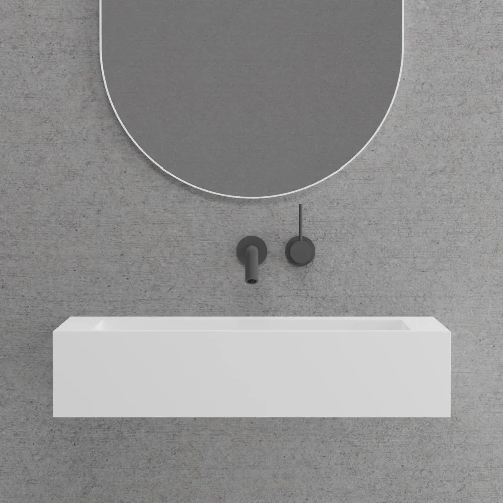 Tvättställ Scandtap Solid SW1 Vägghängt 60 cm Generös