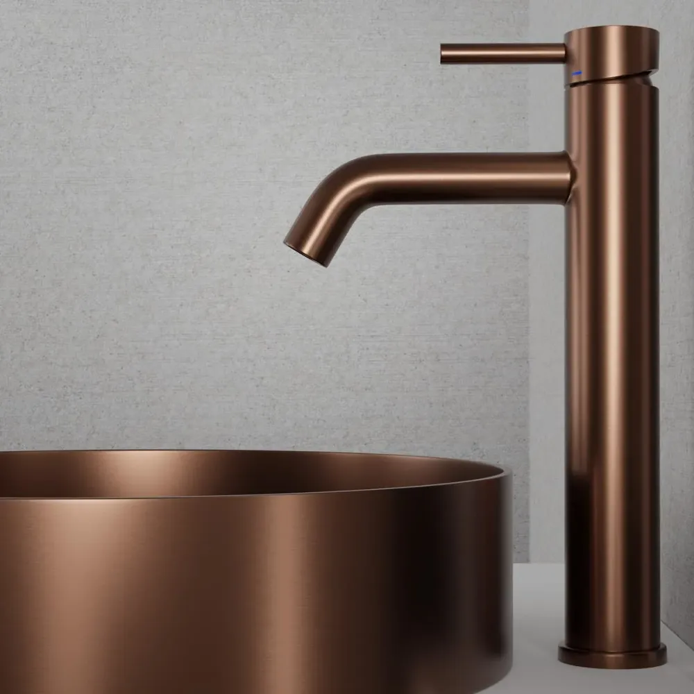 Tvättställsblandare Scandtap Alloy Wave Hög Svart