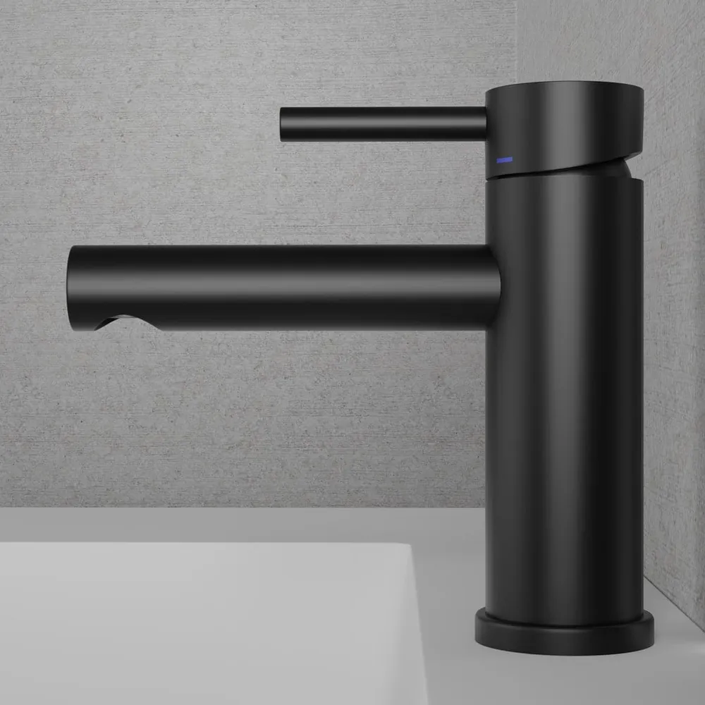 Tvättställsblandare Scandtap Chromed Clear Svart