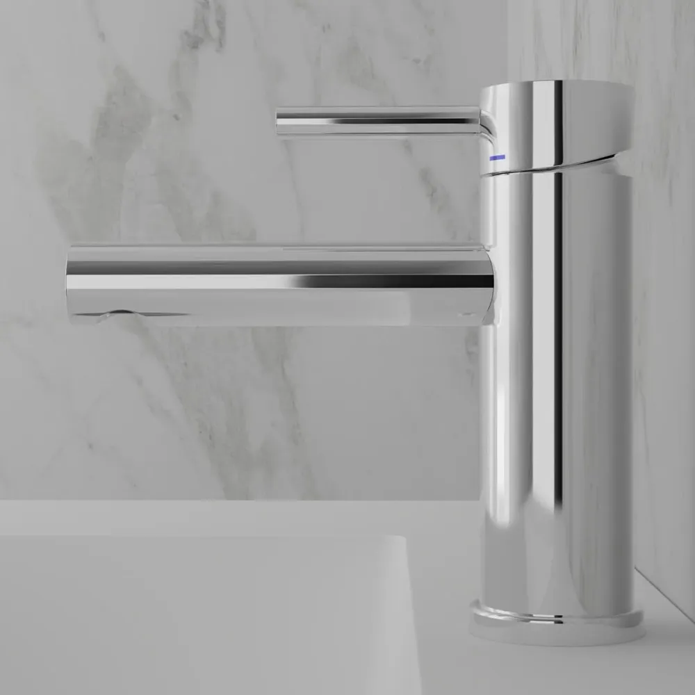 Tvättställsblandare Scandtap Chromed Clear Svart