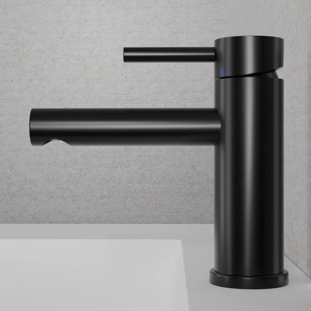 Tvättställsblandare Scandtap Chromed Clear Svart