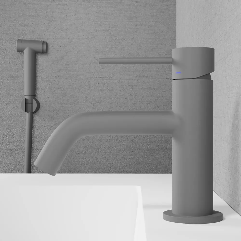 Tvättställsblandare Scandtap Metall Voyage B Med Bidédusch Svart