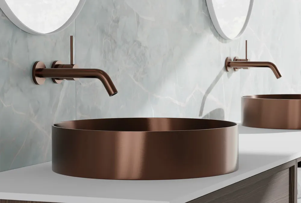 Tvättställsblandare Scandtap Reinforced Harmonized 1 Inbyggd Svart