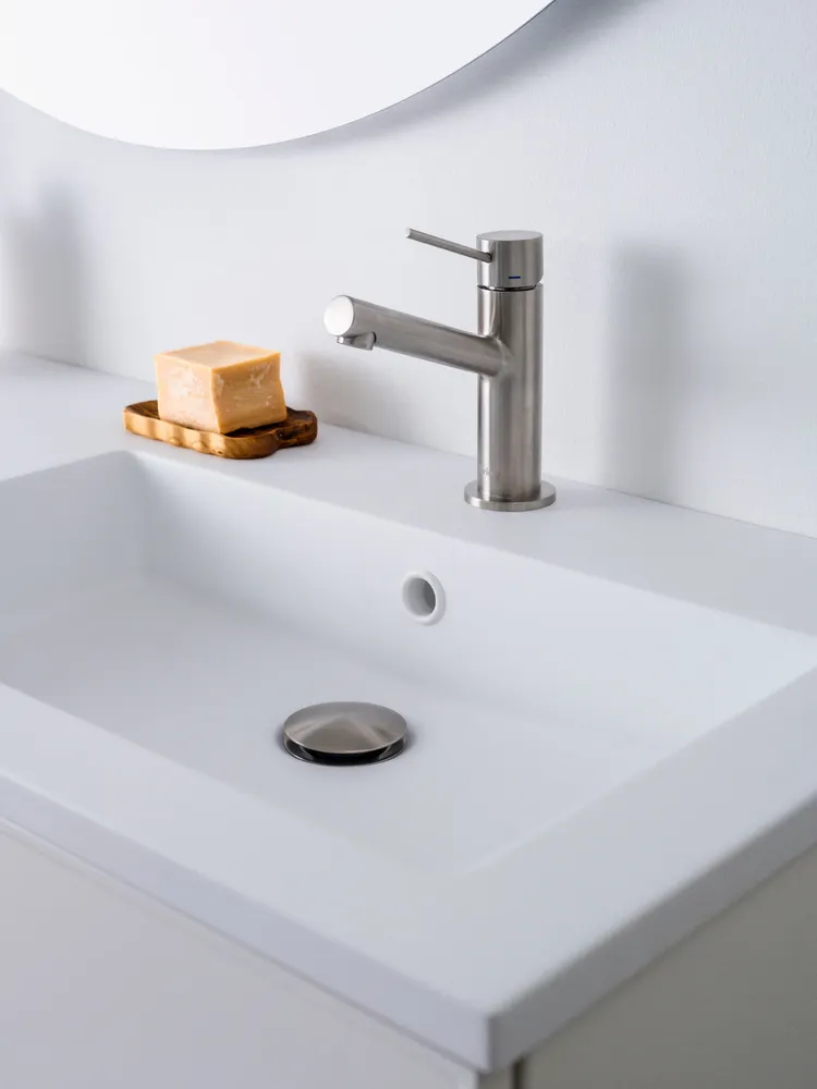 Tvättställsblandare Scandtap Reinforced Vector Svart