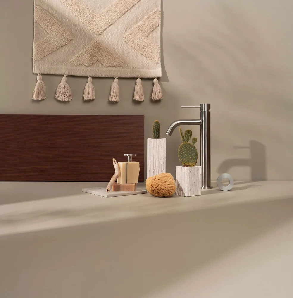 Tvättställsblandare Scandtap Stainless Voyage Hög Svart