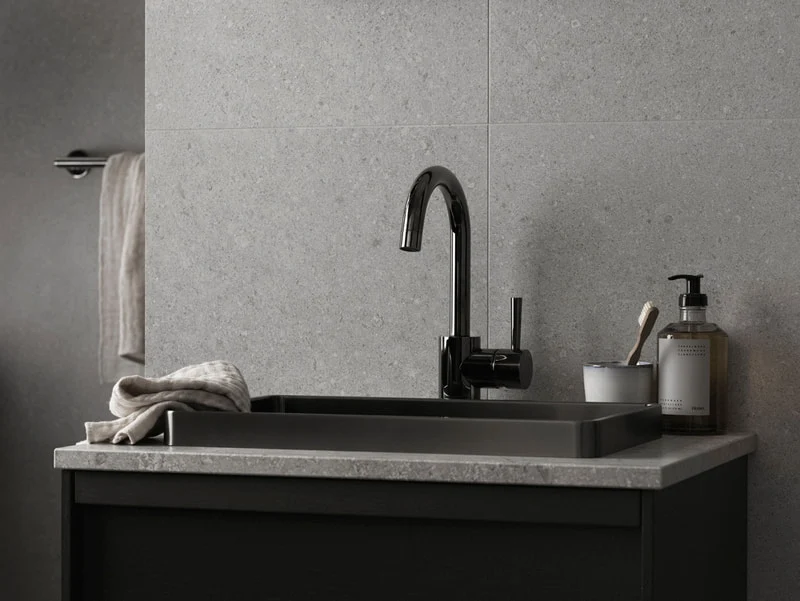 Tvättställsblandare Tapwell EVO078 Spin Pip Svart