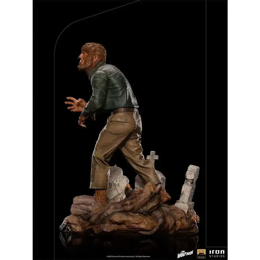 Universal Monsters Wolf Man Utsvävande 1/10 Statue