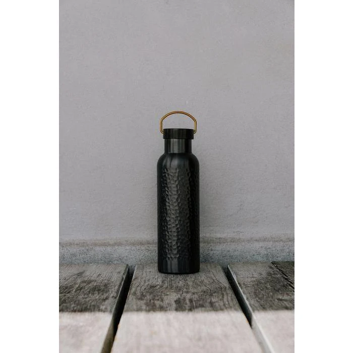 Vargen & Thor, Snörök termosflaska 750 ml midnight + mässing
