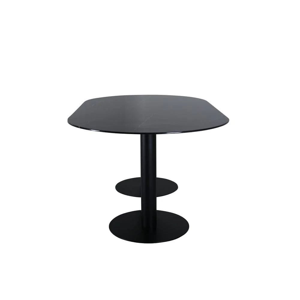 Venture Home Matbord Pillan Midnight Glasmarmor
